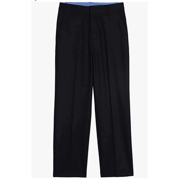 Izod Flat Front Stretch Dress Pants Blue Indigo Size 4 NWT - Picture 1 of 10
